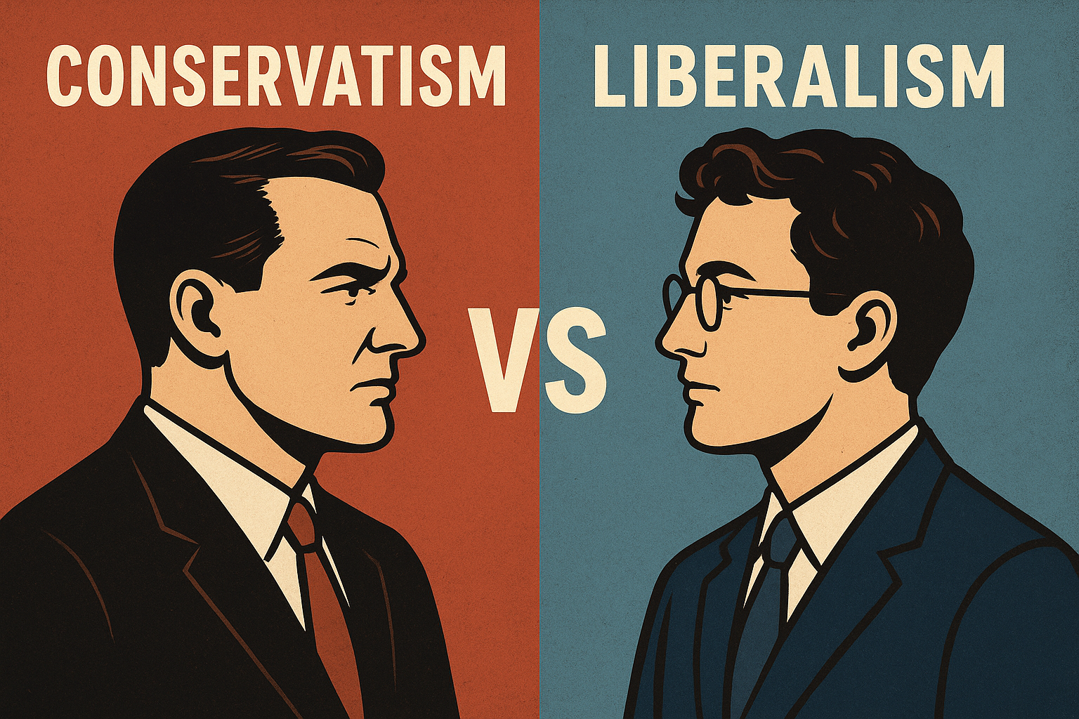 American flag symbolizing political ideology