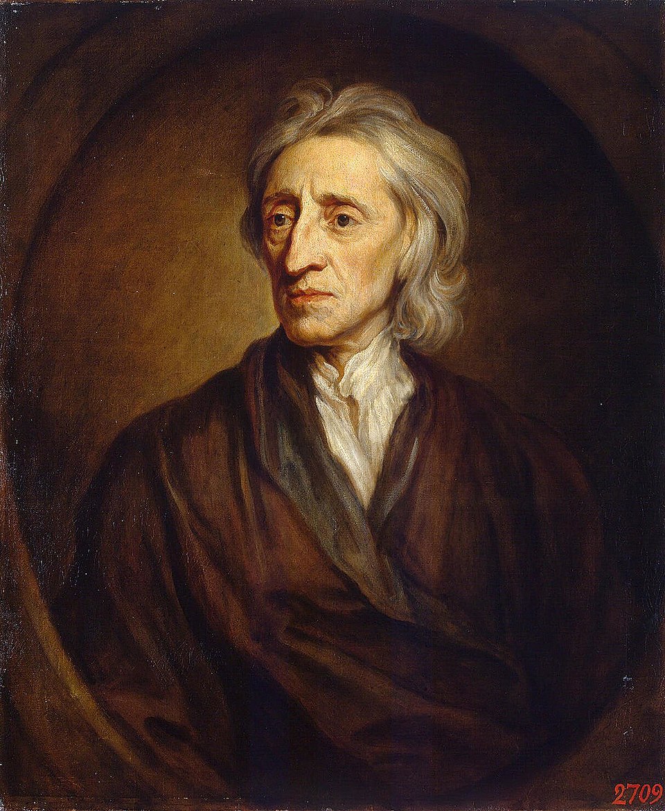 Portrait representing John Locke