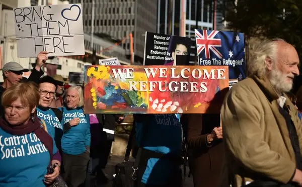 Australian protest for social policies